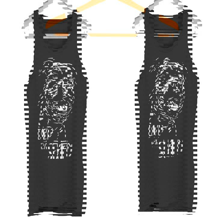 スタッフォードシャー・ブル・テリア 愛されるスタッフィー・ドッグのことわざ タンクトップ