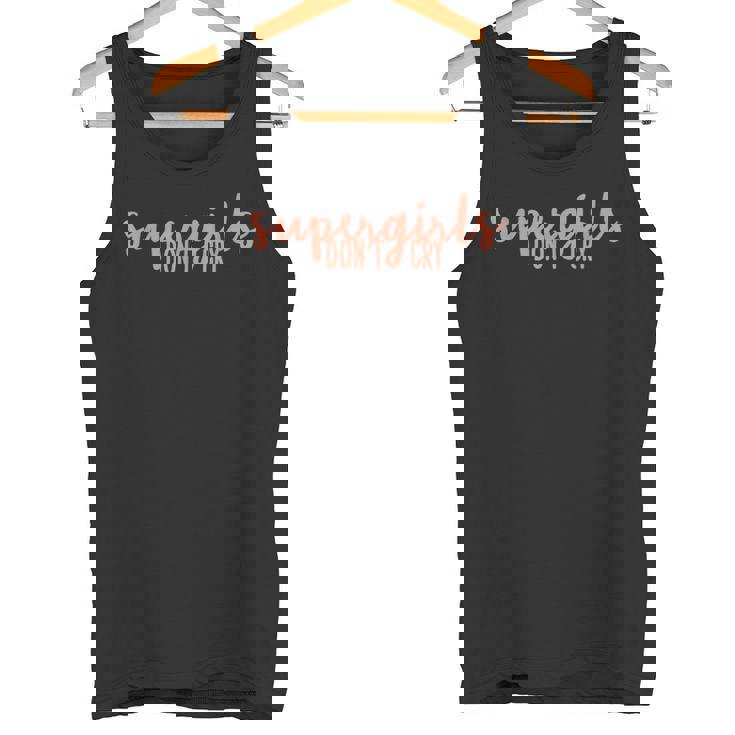 スーパーガールズ・ドント・クライ タンクトップ