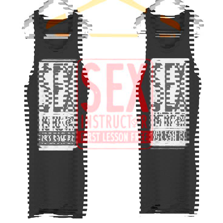 セックスインストラクター、バチェラーパーティー、面白いバチェラーパーティーのアイデア タンクトップ