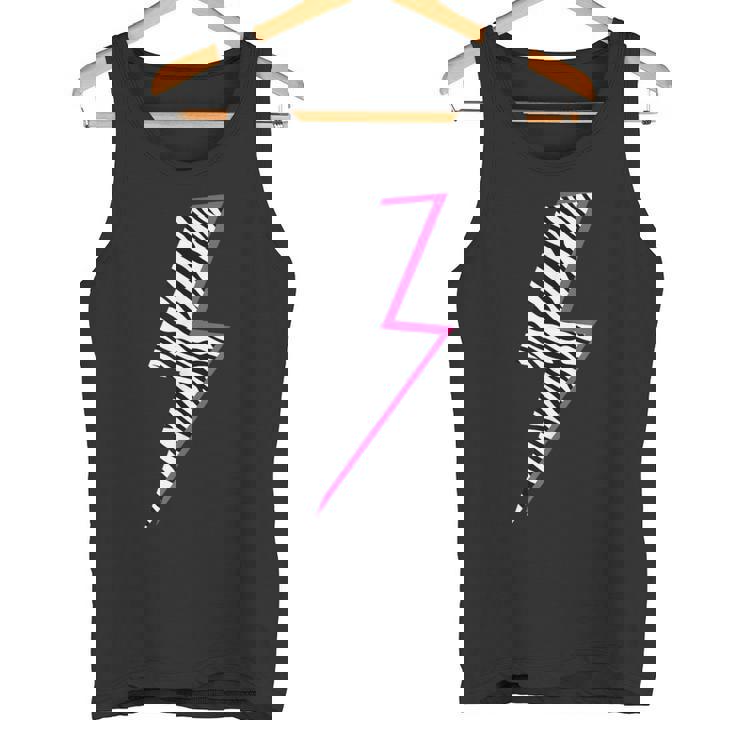 ゼブラ ピンク 稲妻 タンクトップ