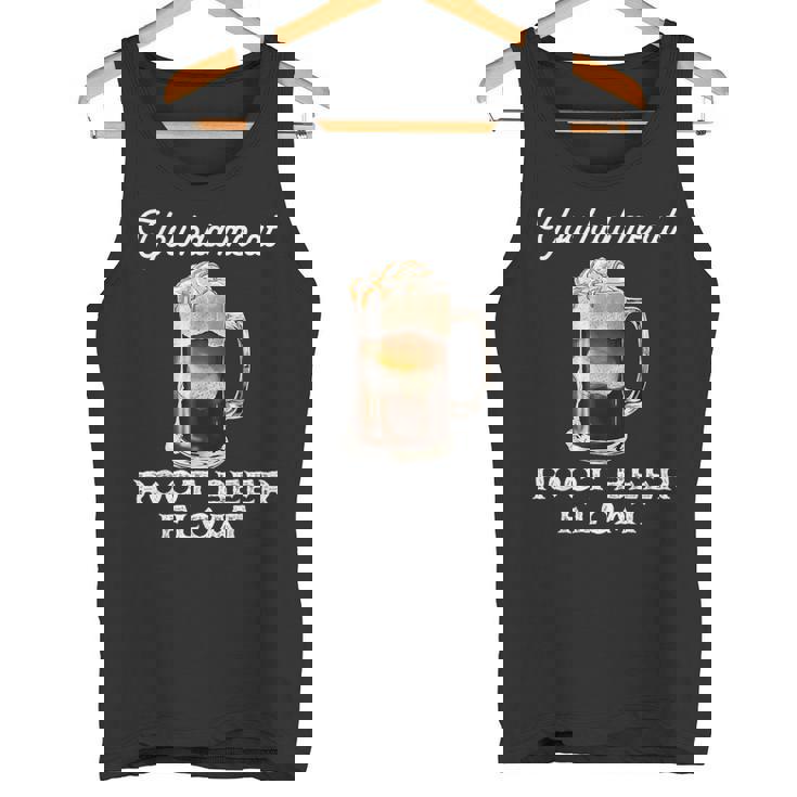 ソーダ愛好家のためのかわいいルートビアフロート格言 タンクトップ