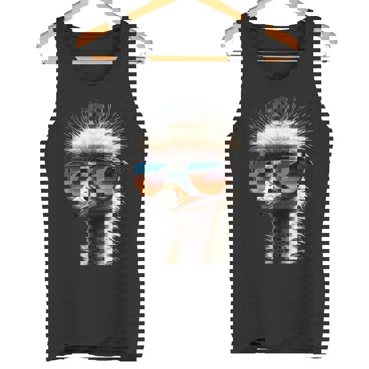 ダチョウ 鳥 エミュー ラタイト 私はダチョウが大好きです 疑惑のダチョウ タンクトップ