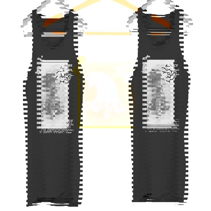 ダックス ミニチュアダックス シルバーダップル らく 充電中 明日がんばる 犬 タンクトップ