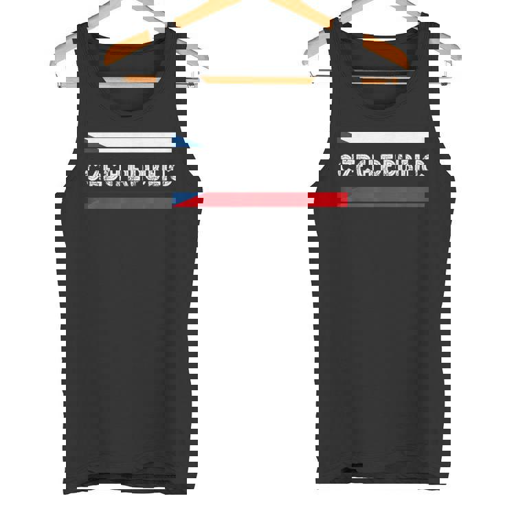 チェコ共和国 国旗 チェコ プライド チェコルーツ チェコ国旗 タンクトップ