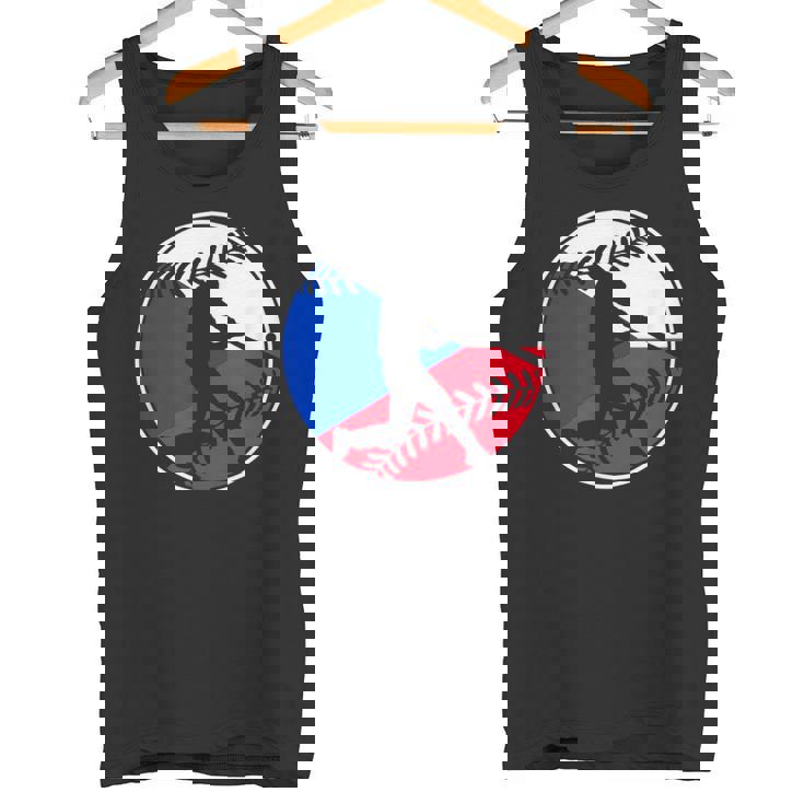 チェコ国旗 野球ヒッター チェコ国旗 タンクトップ