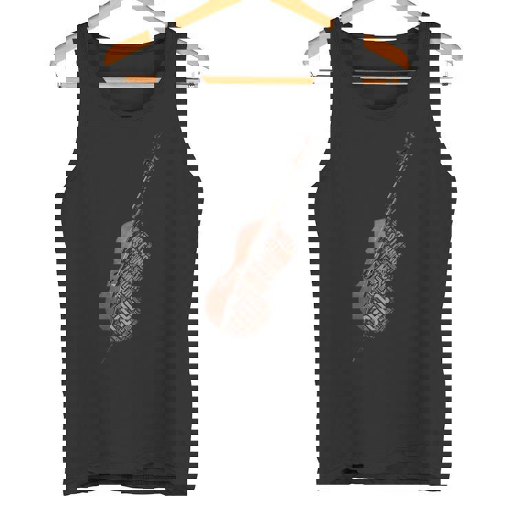 チェロ奏者の贈り物 面白いチェロオーケストラ アート チェロ奏者 タンクトップ