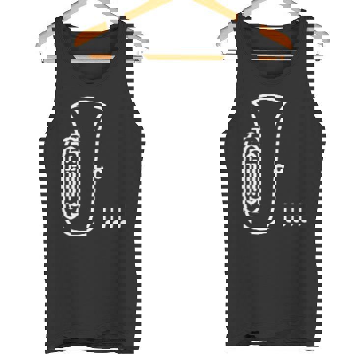 チューバ 楽器 吹奏楽 オーケストラ シンプル 音楽 タンクトップ