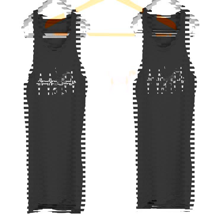 ツリーイング・ウォーカー・クーンハウンド・ハートビート・ラブ・マイ・ドッグ タンクトップ