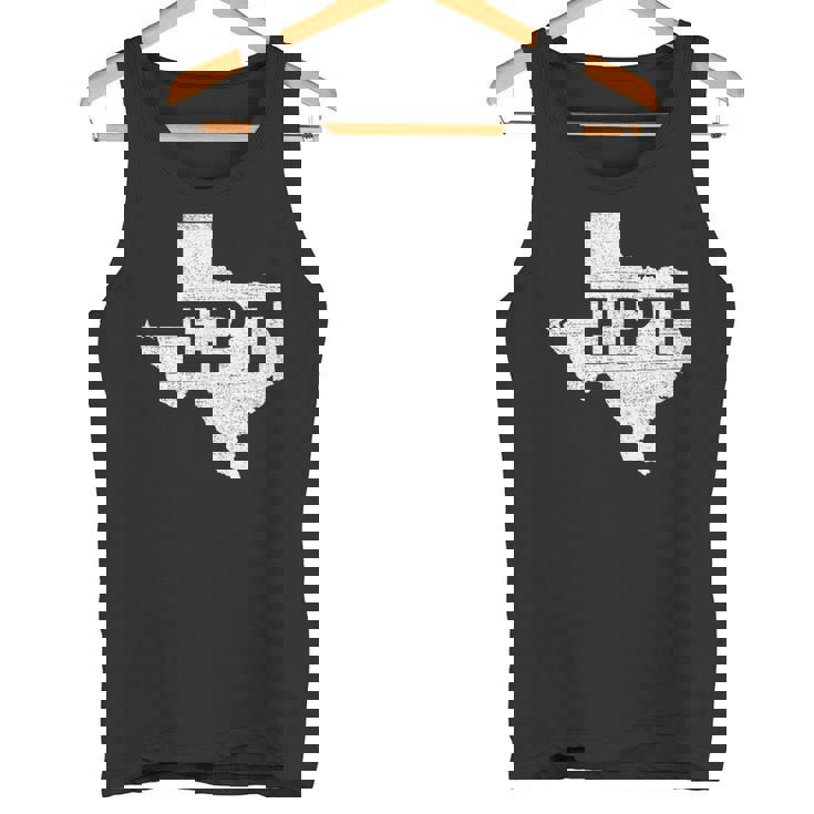 テキサスシルエットのept El Paso Txデザイン。 タンクトップ