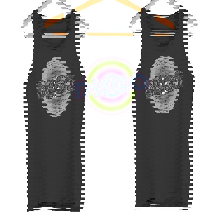 ディスコビニールレコード タンクトップ