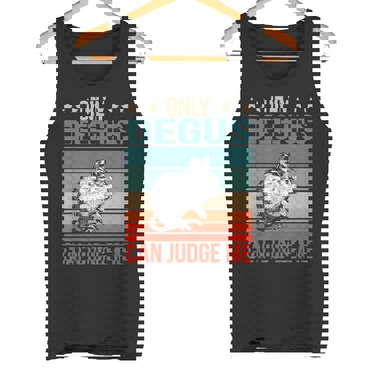 デグーは私を判断できる 齧歯類 デグー タンクトップ