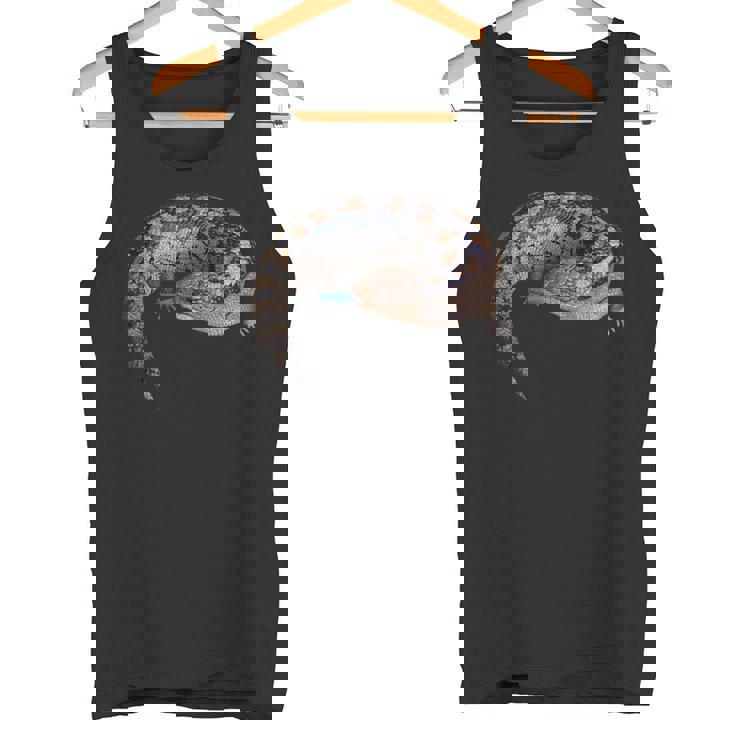 トカゲブルータンペットトカゲ爬虫類 タンクトップ