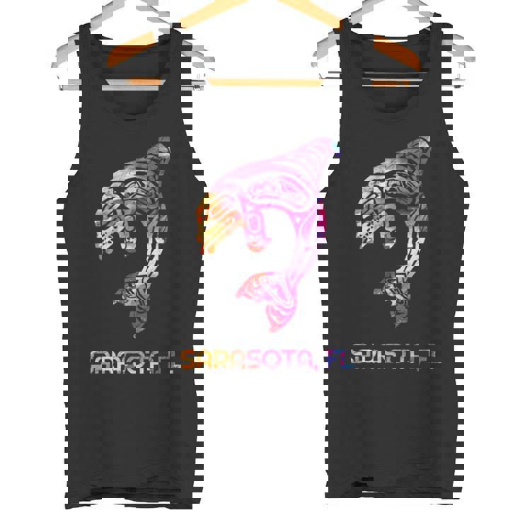 トライバル サラソタ オルカ キラー クジラ ネイティブアメリカン タンクトップ