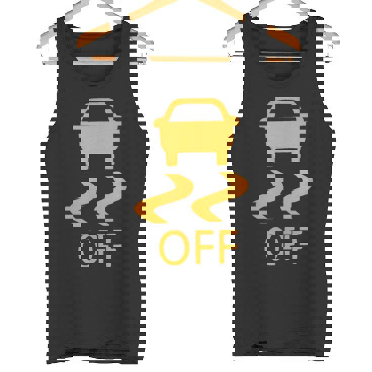 トラクションコントロールオフtシャツ タンクトップ