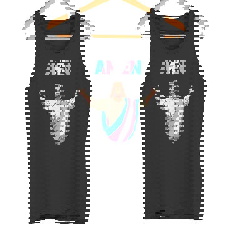 トランスジェンダー・ジーザス 誇りをもって信じ、信仰する。 タンクトップ