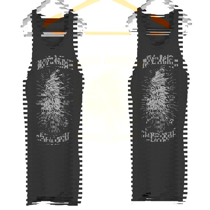 ネイティブアメリカン チーフ ネイティブアメリカンとインディアン タンクトップ