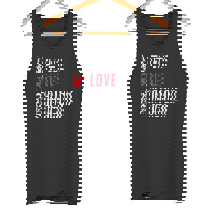 ハモンド・オルガン 特許音楽 タンクトップ