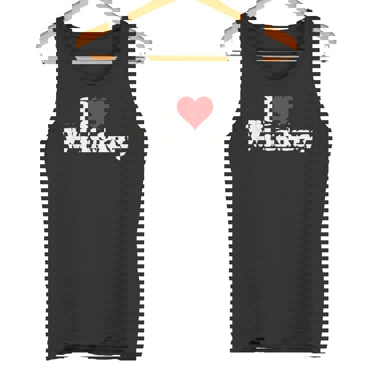 ハートウイスキーウイスキーが大好き タンクトップ