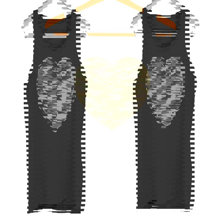 ハート迷彩服 レディース メンズ 迷彩 ミリタリー タクティカル タンクトップ