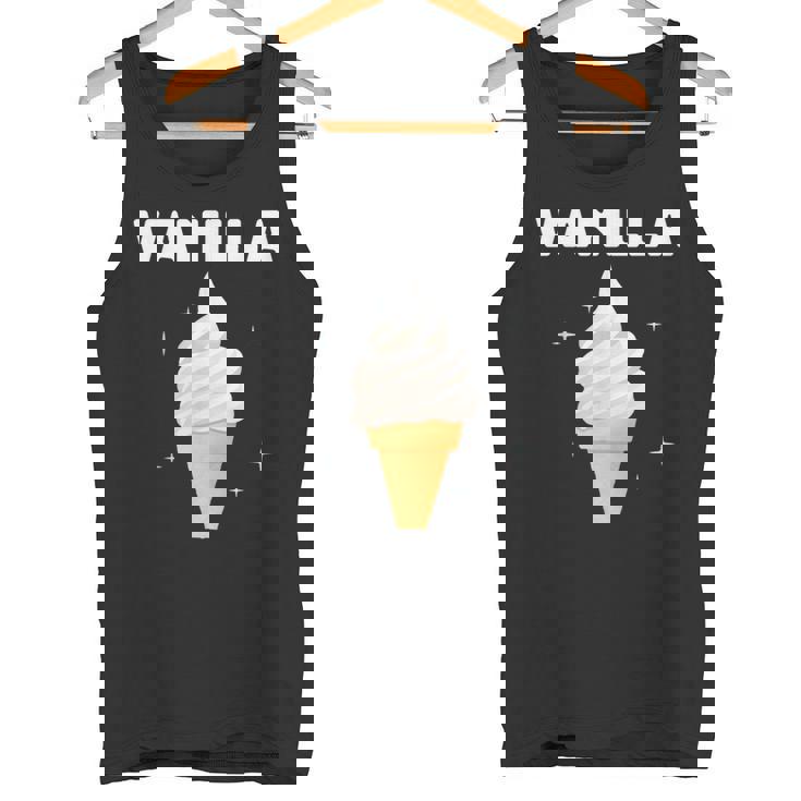 バニラ アイスクリーム コーン ジェラート スイートデザート 冷凍食品 タンクトップ