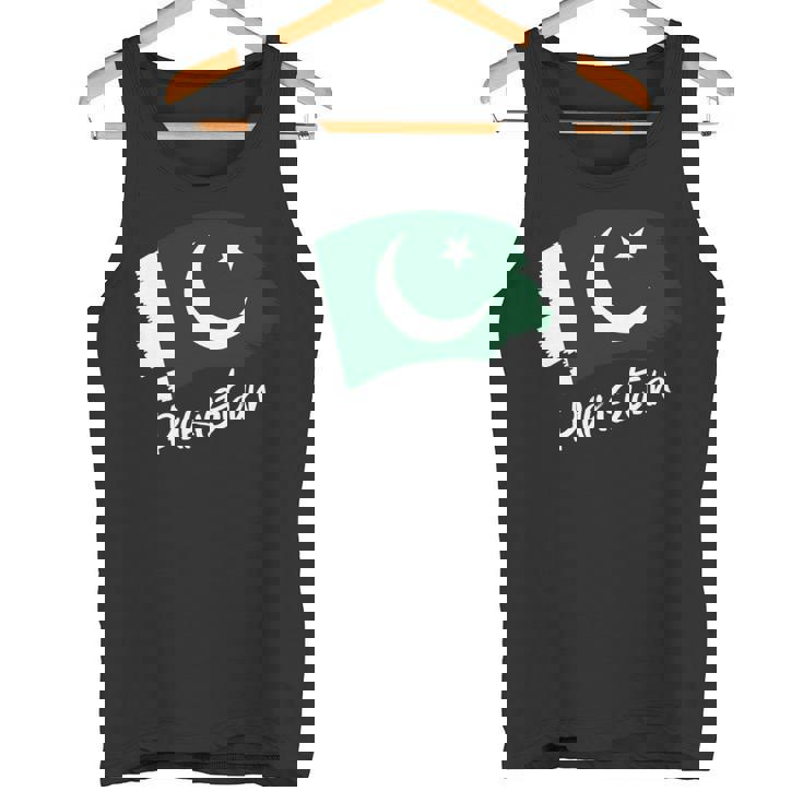 パキスタンの旗パキスタン 長袖tシャツ タンクトップ