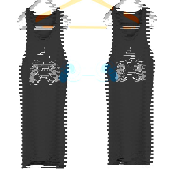 ビデオゲームコントローラー おもしろおっぱい ゲーマー タンクトップ