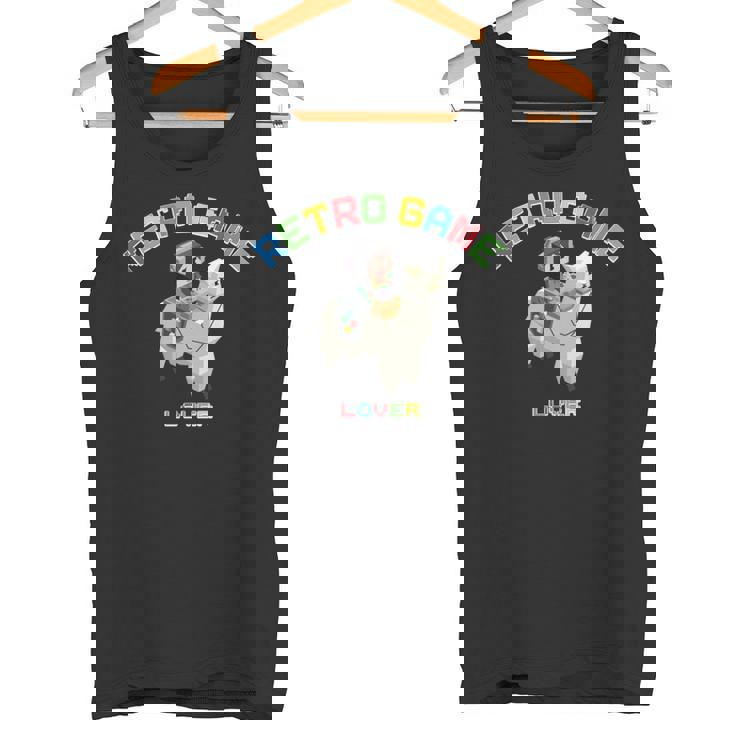 ピクセルアニマルズ アルパカ 白 はるまり Harumari レトロゲーム Lover Love ストリーマー 長袖tシャツ タンクトップ