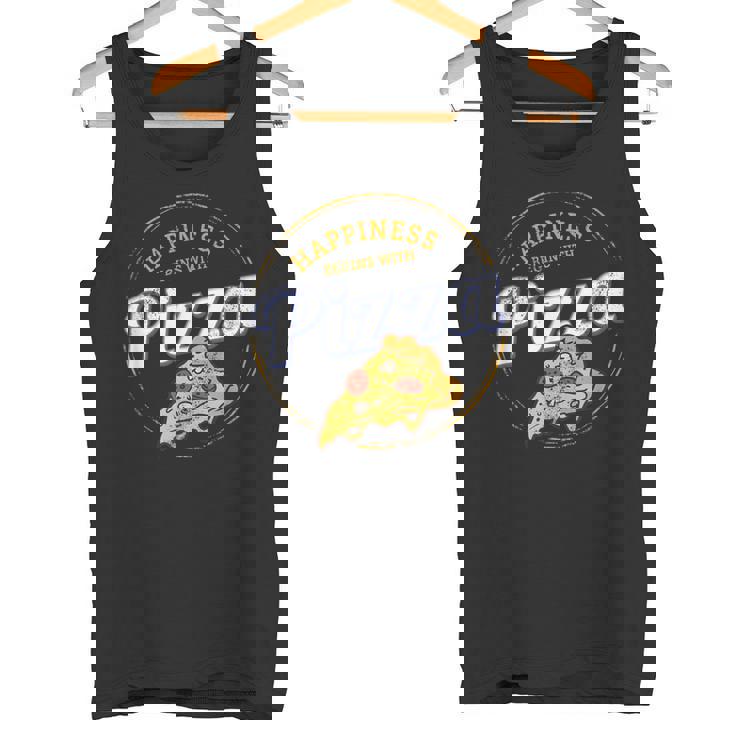 ピザナポリタンレトロスナックビンテージチーズデザイン タンクトップ