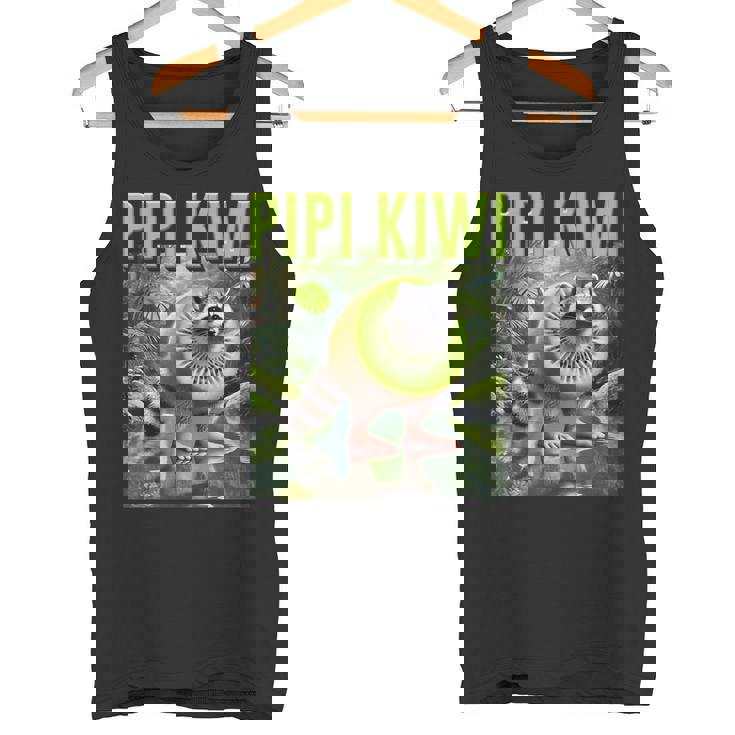 ピピ キウイ アライグマ Ai モンスター イタリアン ブレイン ロット ボーイ ミーム ジョーク タンクトップ