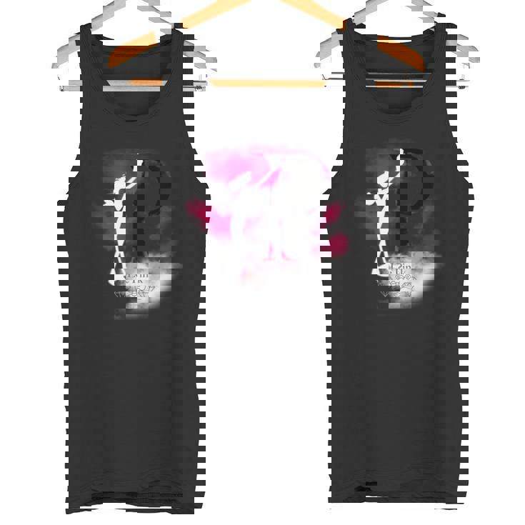 ピンクパンサー ル ピンクシルエット 霧の中 長袖tシャツ タンクトップ