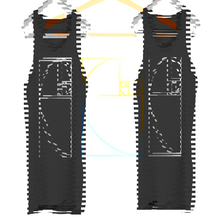 フィボナッチ黄金比幾何学数学tシャツ 長袖tシャツ タンクトップ