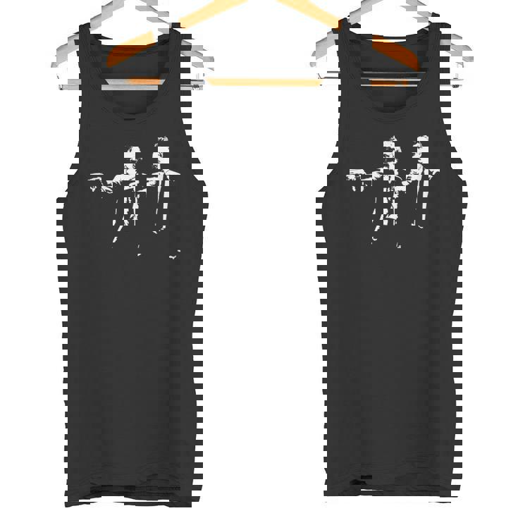 フィロソフィクション ニーチェ＆マルクス 哲学者映画パロディ タンクトップ