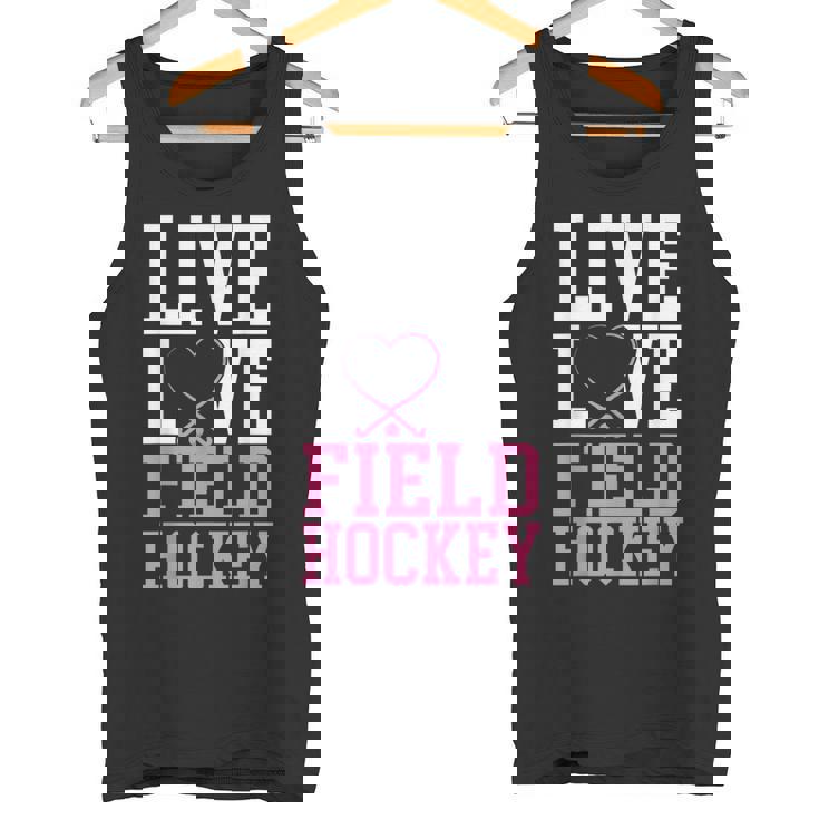 フィールドホッケー ライブ ラブ フィールドホッケー タンクトップ