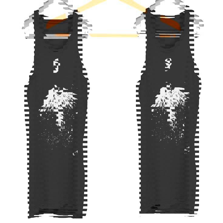 フェニックス 火の鳥の復活 キム・ディアス・ホルム 絵 インクアート Phoenix Bird Kim Holm 長袖tシャツ タンクトップ