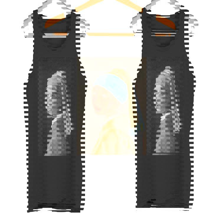 フェルメール【真珠の耳飾りの少女】贈り物 ギフト タンクトップ