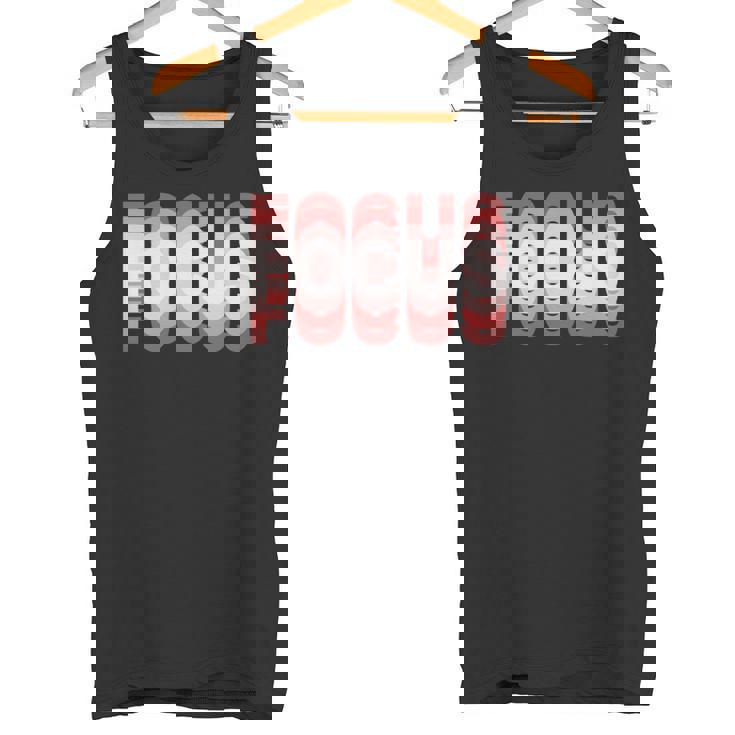 フォーカス 錯覚 ぼやけたトリッピー 長袖tシャツ タンクトップ