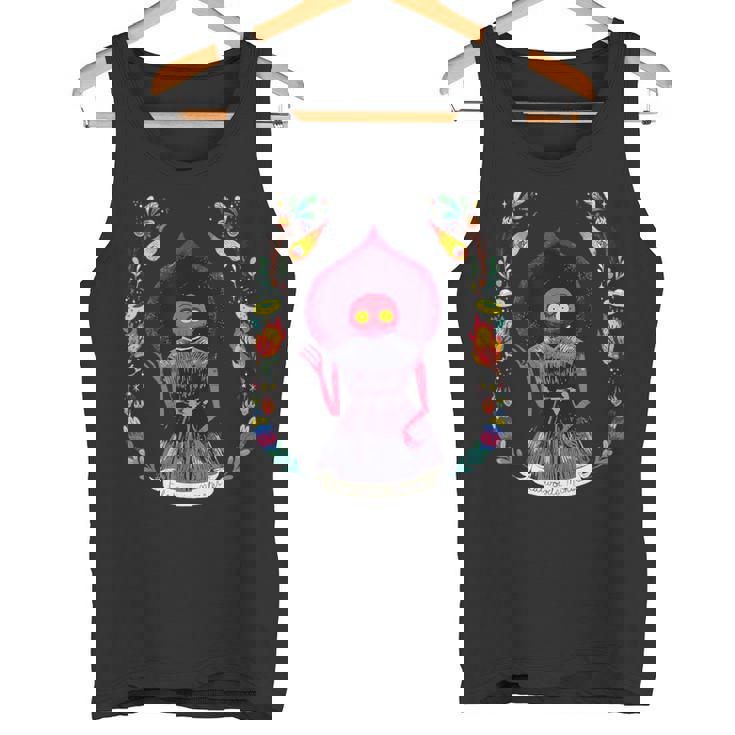 フラットウッドモンスター、レトロエイリアンブラクストン郡wv Cryptid タンクトップ