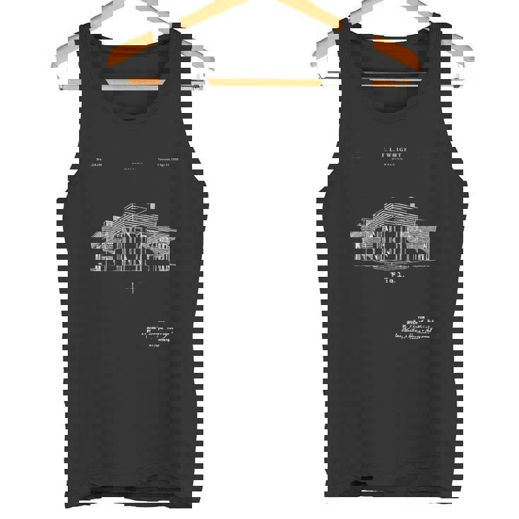 フランク・ロイド特許tシャツ ユニークなtシャツ タンクトップ