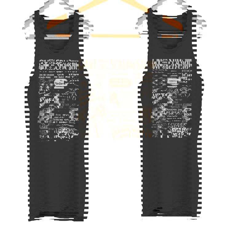 フランケンシュタイン ハロウィン ホラー映画 ヴィンテージ ホラーモンスター タンクトップ