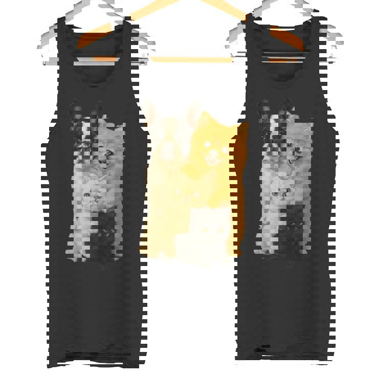 フレンチブルドッグ ポメラニアン エキゾチック ショートヘア マンチキン 猫 タンクトップ