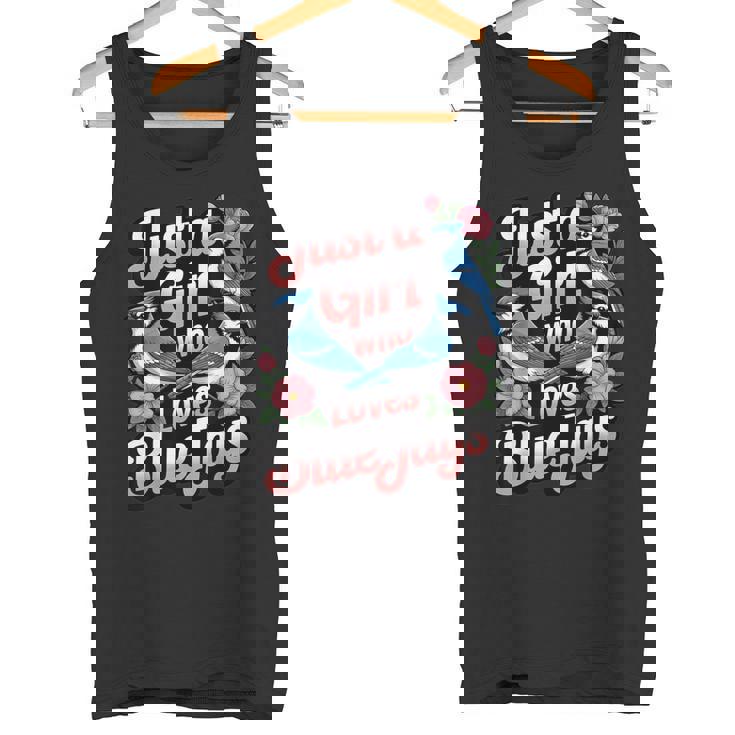 ブルージェイズが大好きな少女 バード愛好家 バードウォッチャー タンクトップ