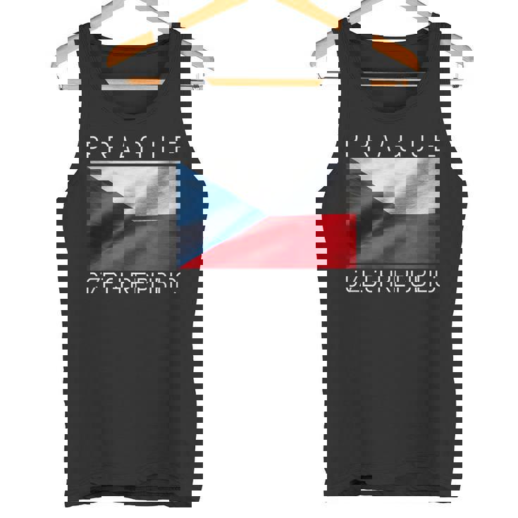 プラハtシャツ 素敵なチェコ共和国の国旗 お土産 タンクトップ