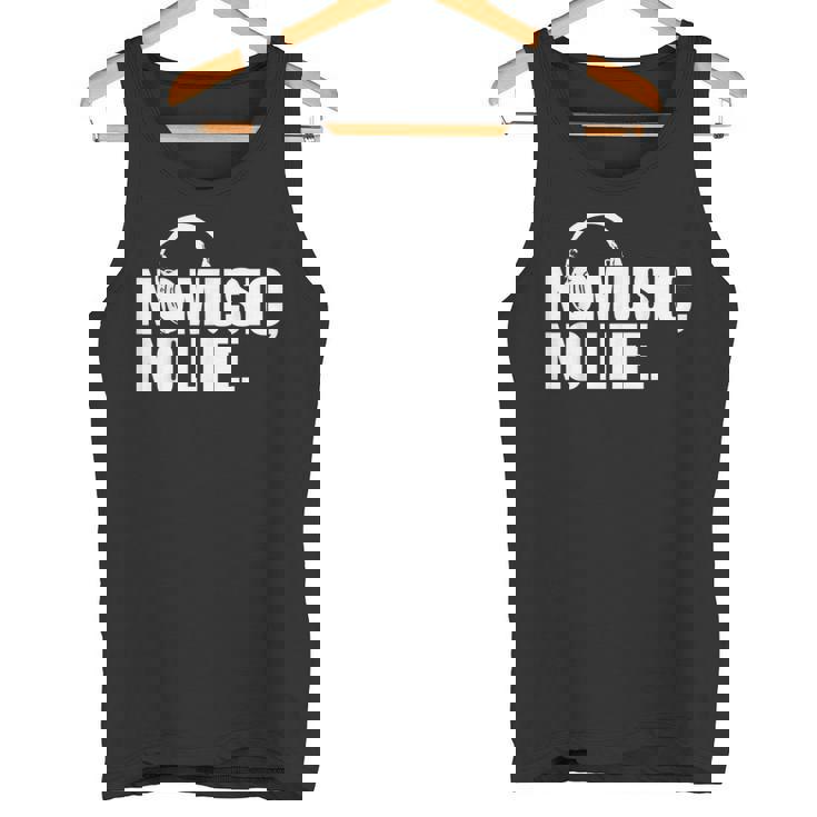 ヘッドホン No Music No Life Music Lover タンクトップ