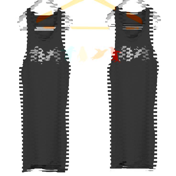 ペンギンペンギン アニマルラバーズ レトロペンギン 長袖tシャツ タンクトップ