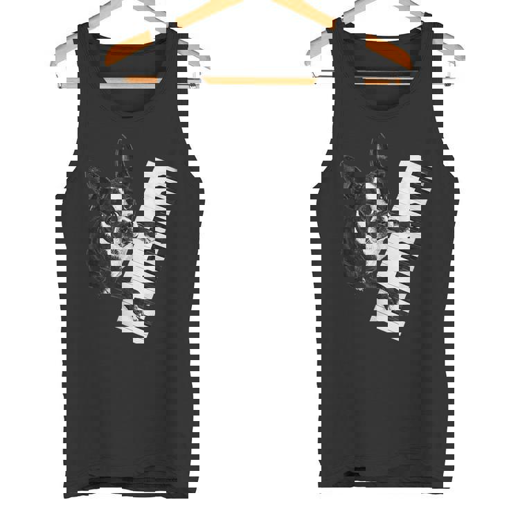 ボストンテリア ピアノ ピアニスト 犬好き タンクトップ