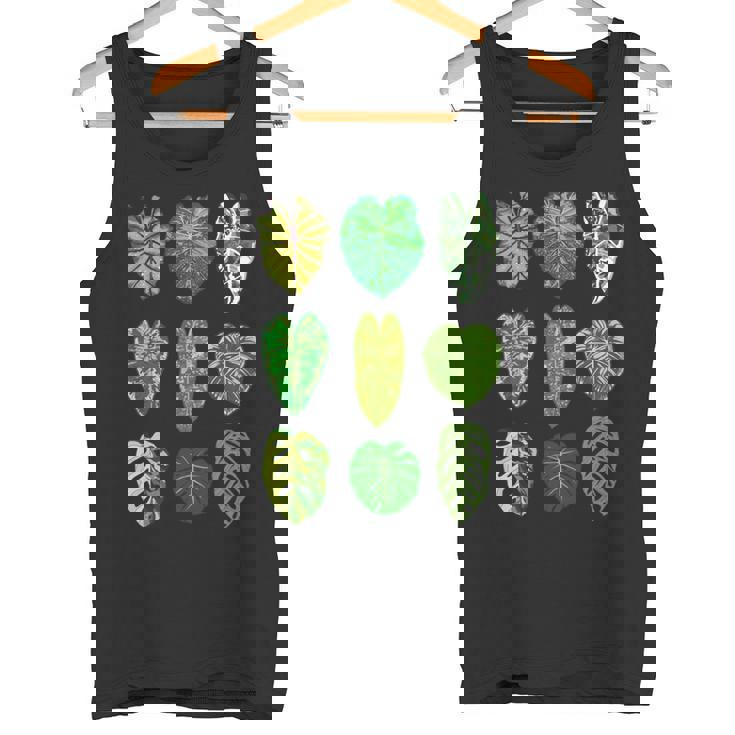 ボタニストガーデン サトイモモンステラ 植物コレクション 葉 長袖tシャツ タンクトップ