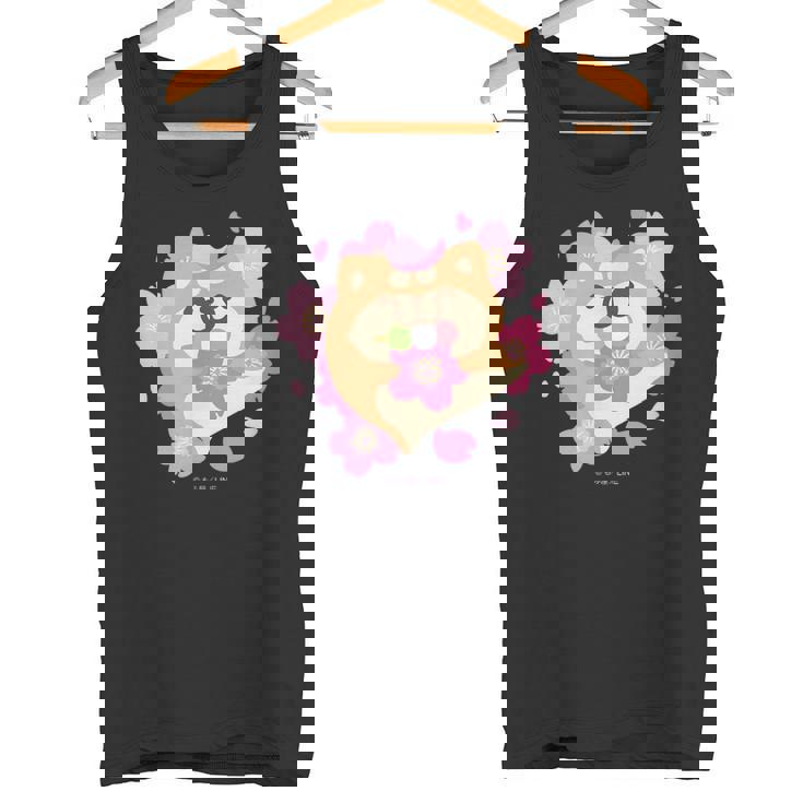 ボンレス犬とボンレス猫 桜 ボンレス犬 タンクトップ