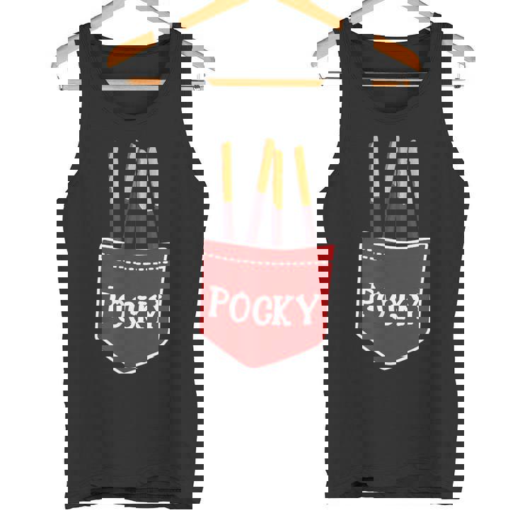 ポッキーポケット チョコレート ジャパン デザート 楽しいギフト タンクトップ