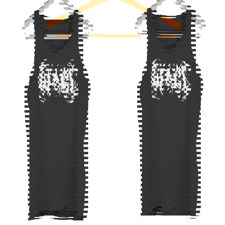 ポップミュージック。デスメタル、ゴシックブラックメタルバンド ファニーアイロニック タンクトップ