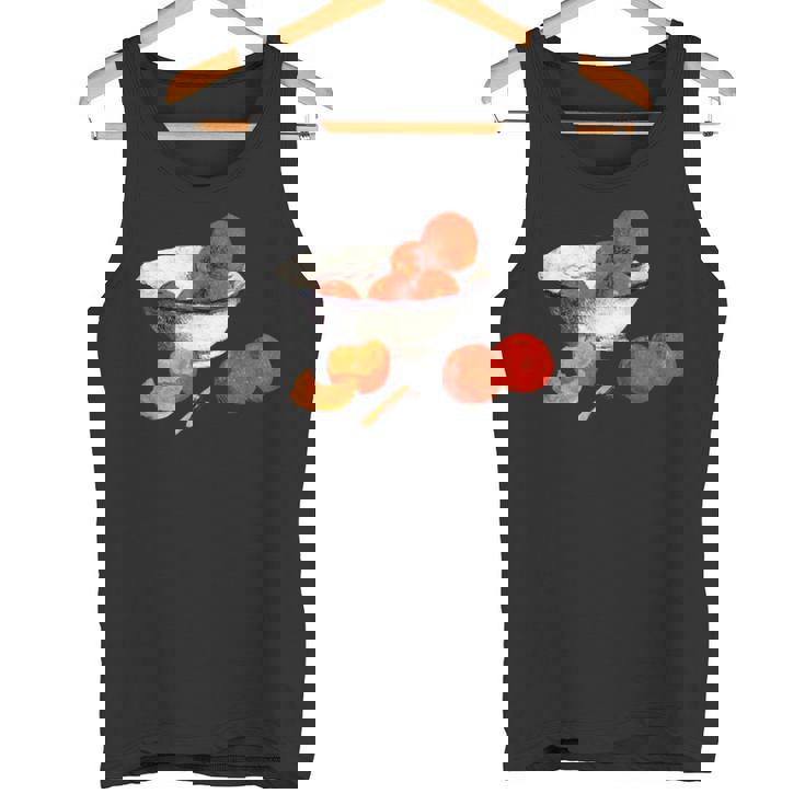 ポール・ゴーギャン 静物画 オレンジデザイン タンクトップ